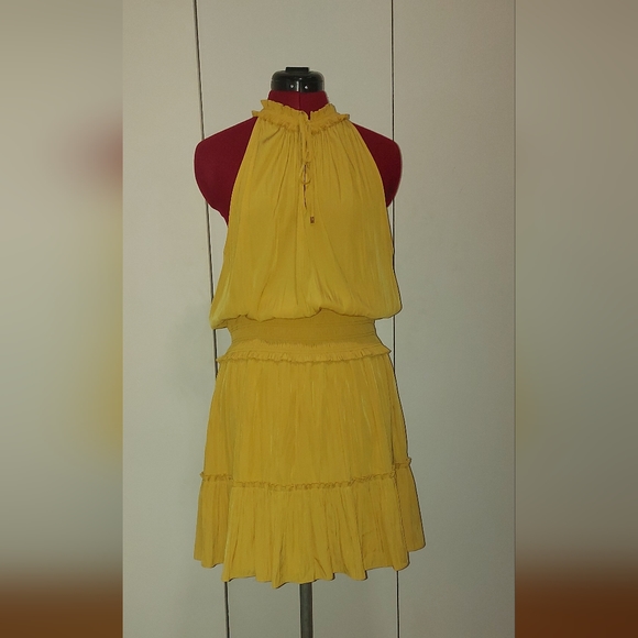 BCBG Maxazria yellow summer dress - Picture 2 of 6
